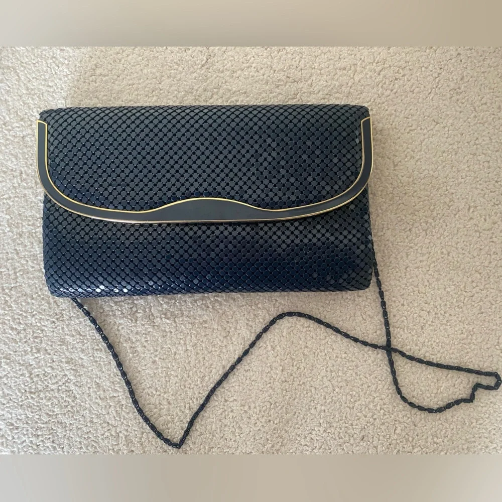 Vintage Mesh Clutch Bag - Picture 1 of 5